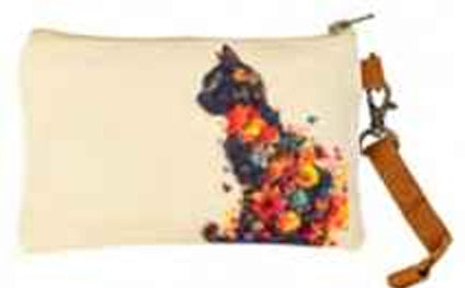 Canvas Wristlet
