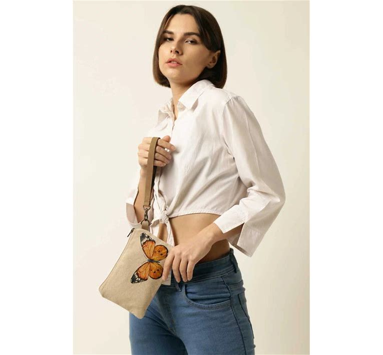 Canvas Wristlet