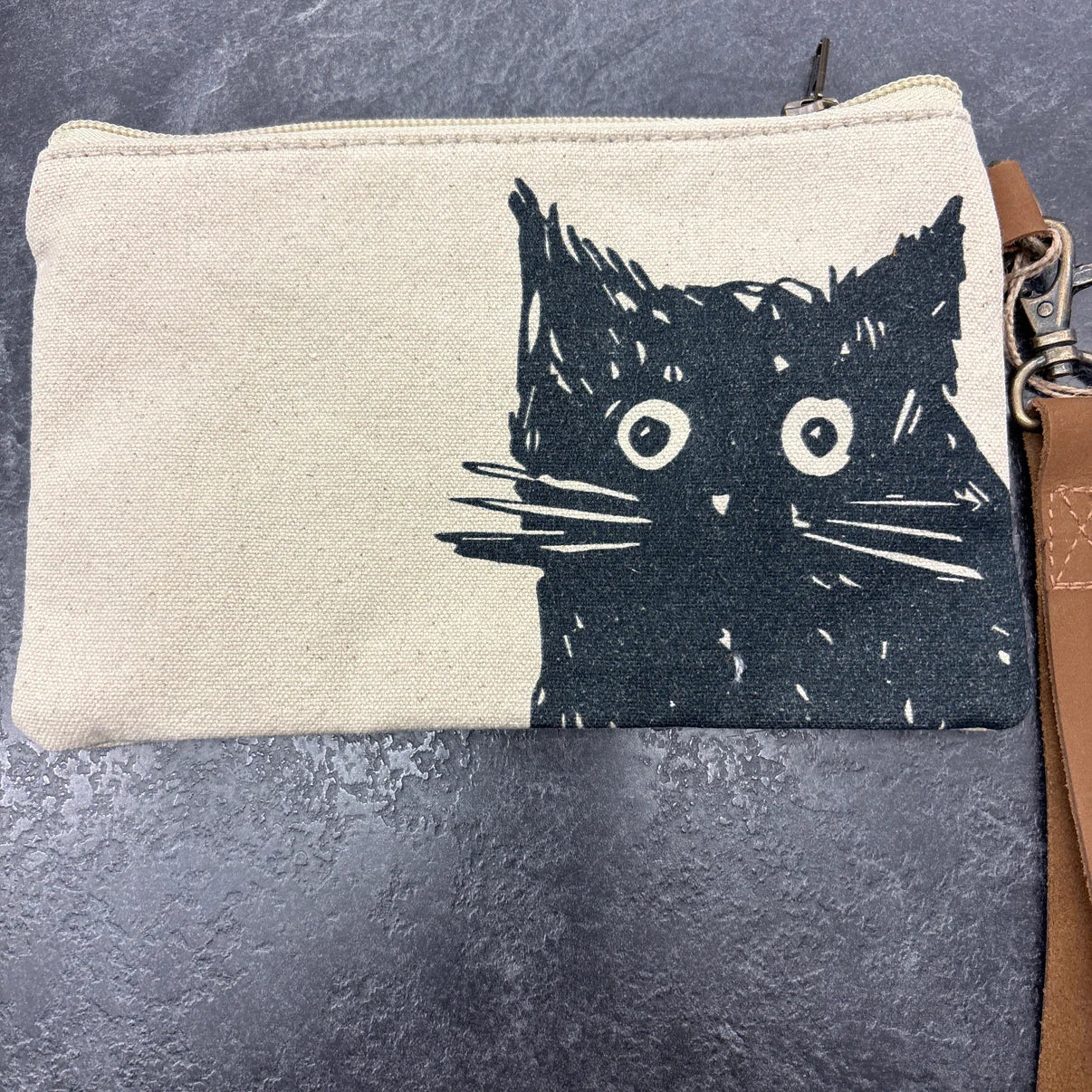 Canvas Wristlet