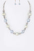 Pearl & Crystal Necklace Set