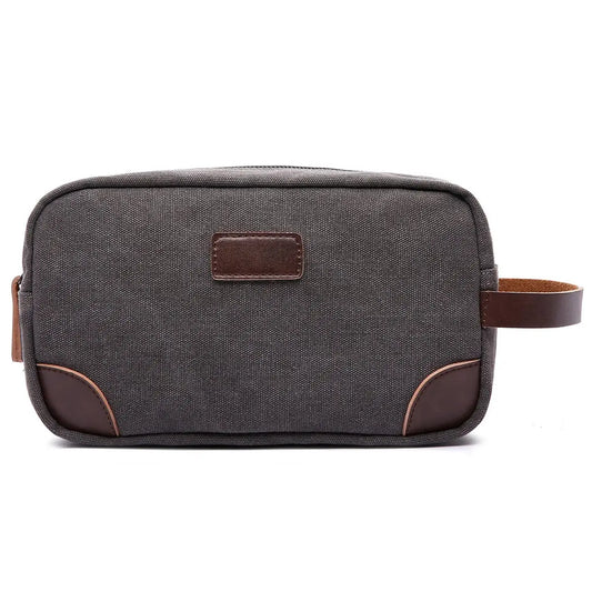 Canvas Leather Dopp Kit