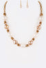 Pearl & Crystal Necklace Set