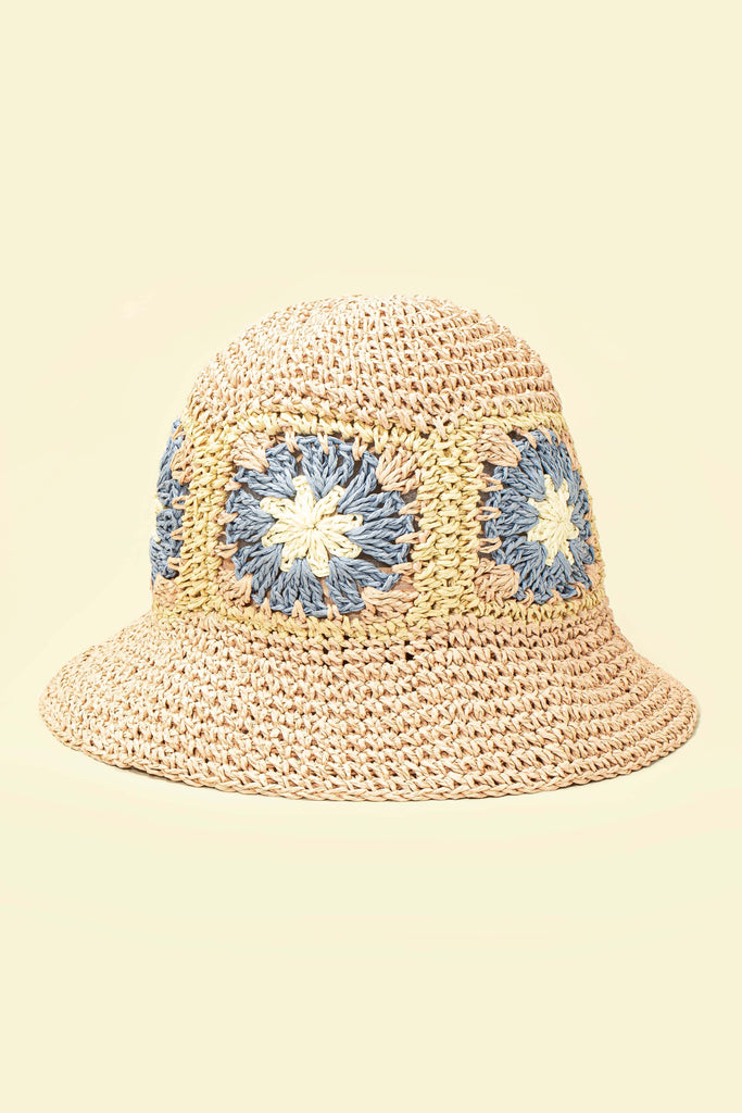 Square Crochet Bucket Hat