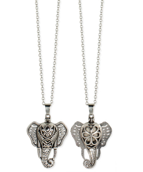 Elephant Head Diffuser Necklace