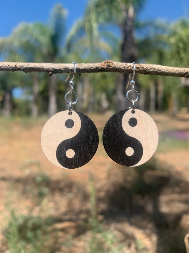 Ying Yang Earrings