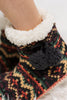 Hand Knitted Multi Color Slipper Boots