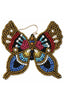 Estate Sale Chic Bead Butterfly Earrings