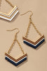 Chevron Dangling Earrings