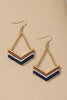 Chevron Dangling Earrings