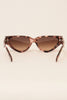 Retro Vintage Narrow Cat Eye Sunglasses