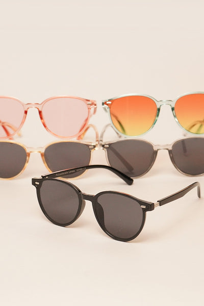 Acetate Round Fashion Sunglasses