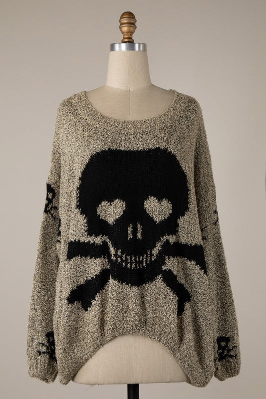 Skull Knit Sweater