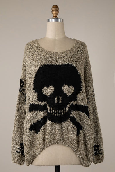 Skull Knit Sweater