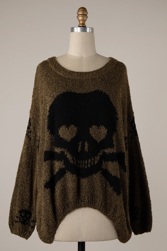 Skull Knit Sweater