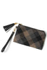 Plaid Pattern Pouch Bags