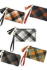 Plaid Pattern Pouch Bags