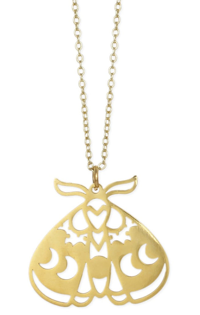 Mystic Moon Lunar Moth Necklace