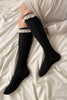 Vintage Crochet Trim Socks