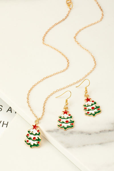 Christmas Tree Necklace