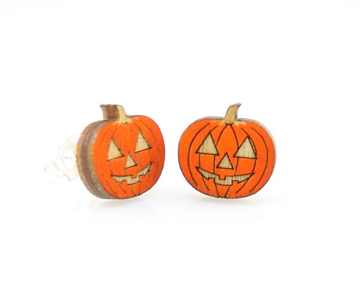Wooden Halloween Themed Studs