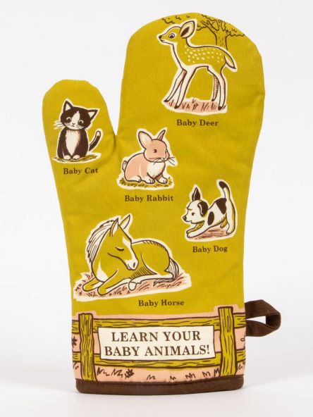 Blue Q Baby Animals Oven Mitt