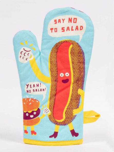 Blue Q Say No To Salads Oven Mitt