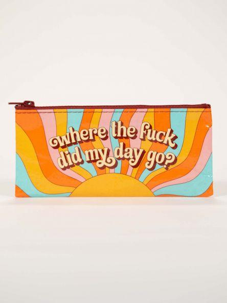 Blue Q Where Did The Day Go Pencil Case