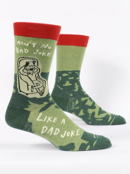 Blue Q Bad Dad Joke Men's Socks