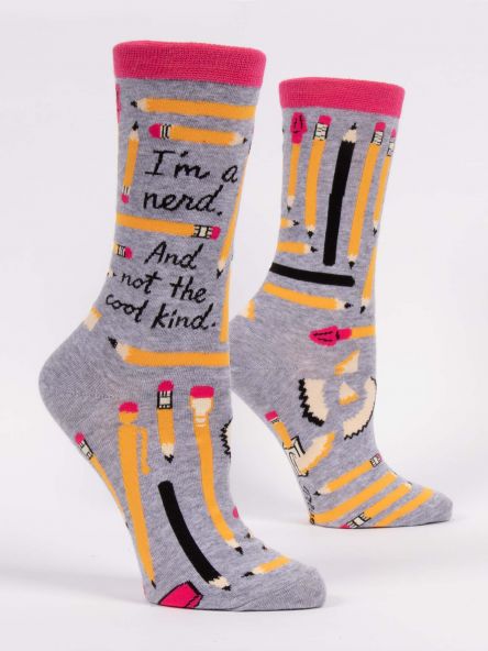 Blue Q Nerd Women's Crew Socks