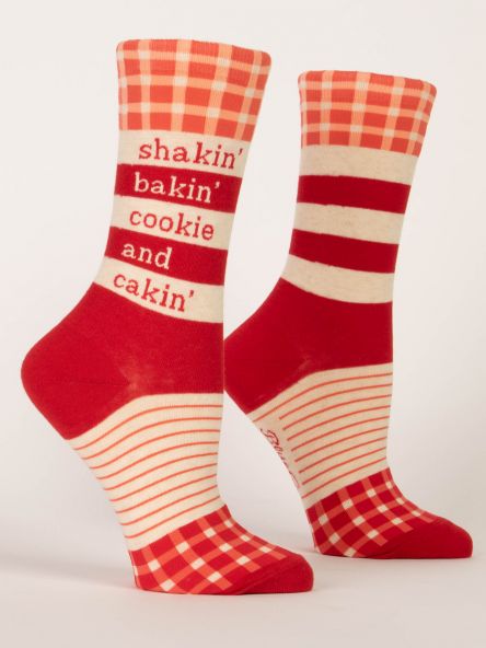 Blue Q Shakin' Bakin' Cookie & Cakin' Womens Socks