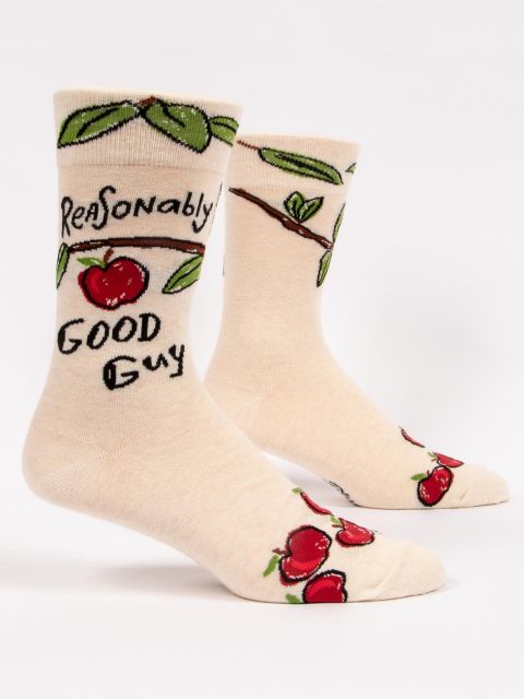 Blue Q Reasonably Good Guy Socks