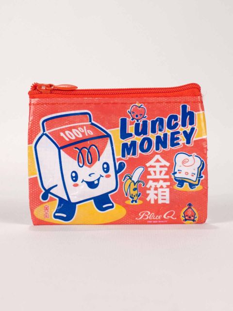 Blue Q Lunch Money Coin Purse