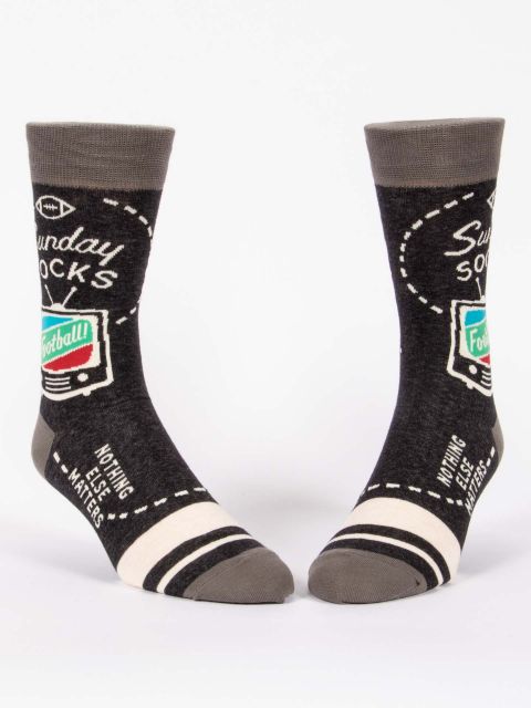 Blue Q Sunday Men's Crew Socks