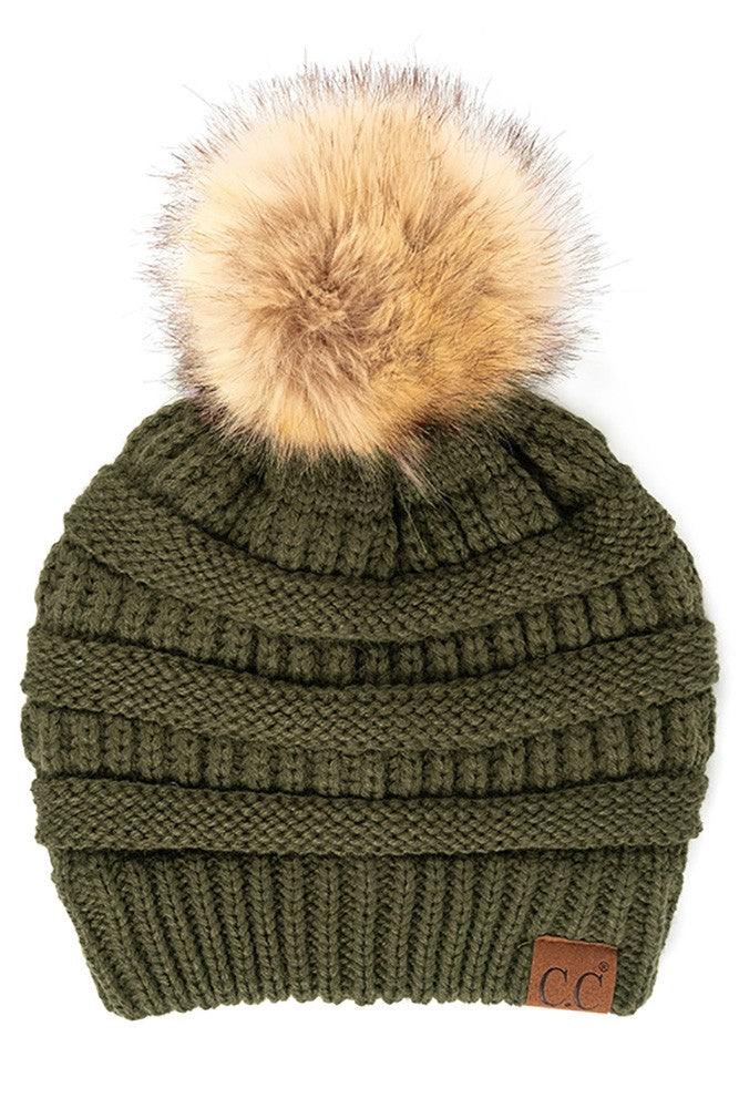 C.C. Pom Pom Beanie