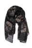 Oblong Sugar Skull Scarf