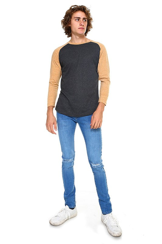 Men's 3/4 Baseball Raglan T-Shirt