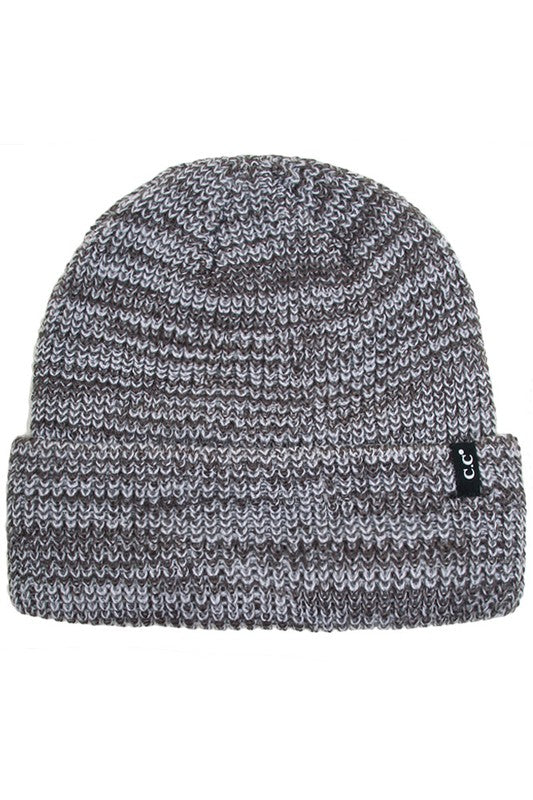 C.C 2-Tone Ribbed Cuff Beanie