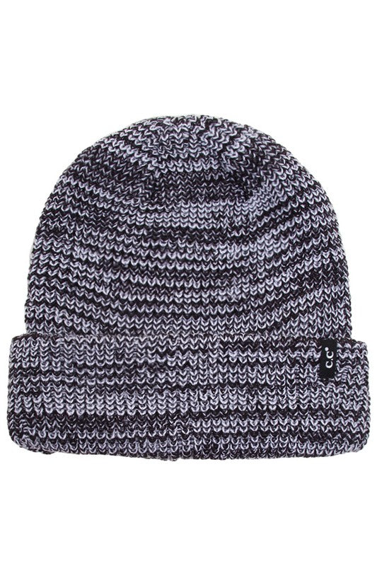 C.C 2-Tone Ribbed Cuff Beanie