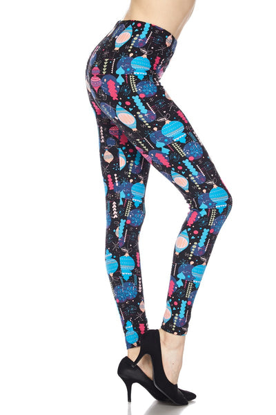 Christmas Ornaments Print Legging