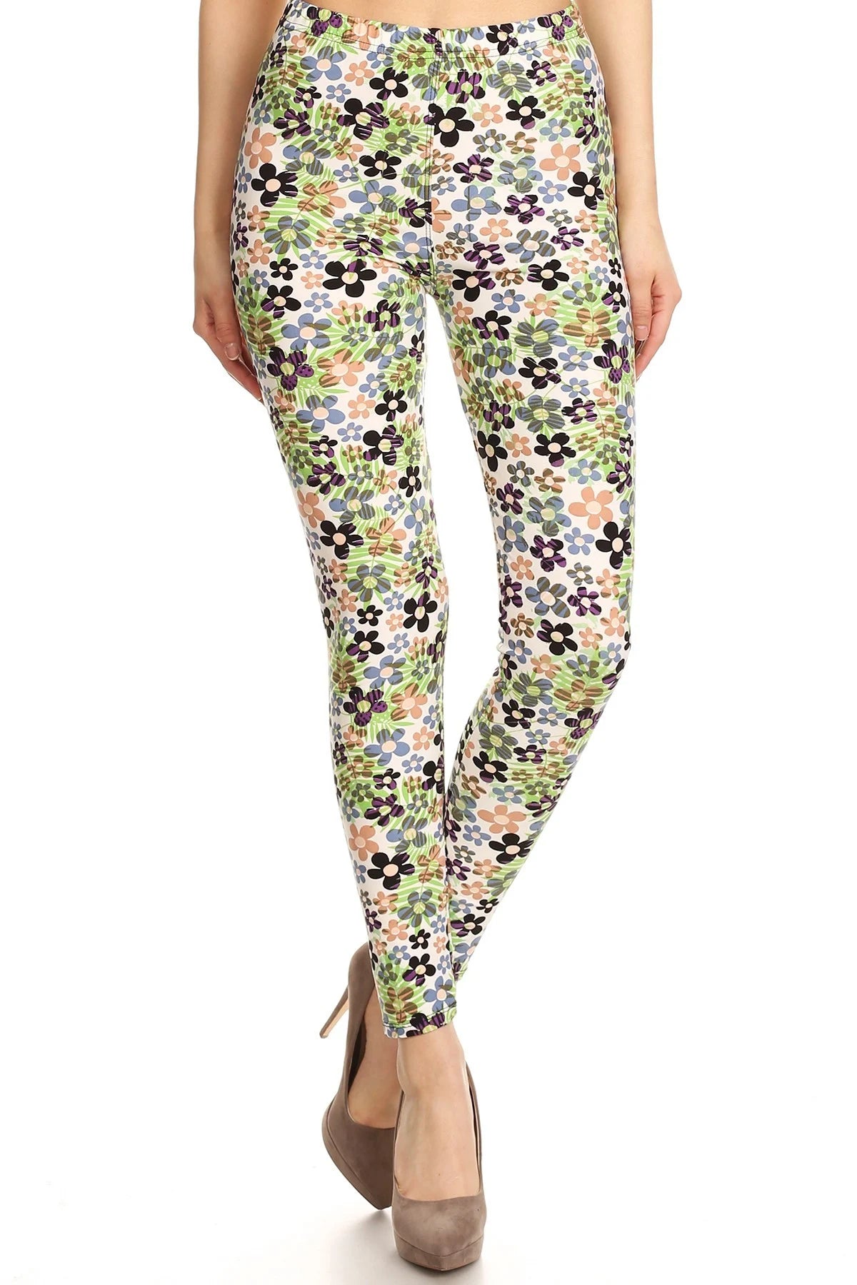 Flower Print Leggings