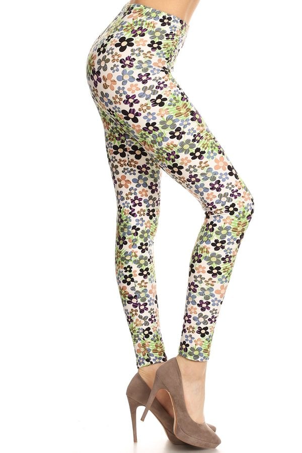 Flower Print Leggings