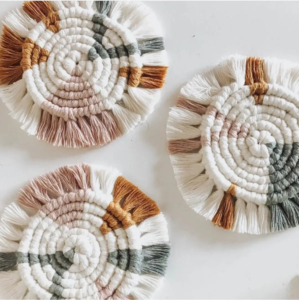 Woven Cotton Coasters