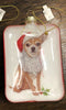 Glass Dog Ornament