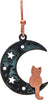 Cat In Moon Earrings