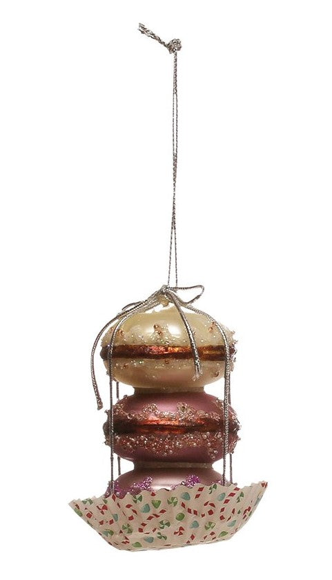 Glass Macaron Ornament