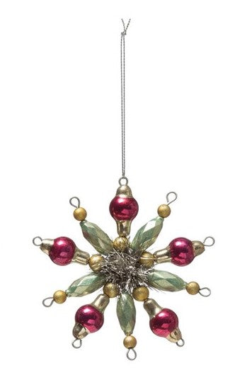 Crystal Snowflake Ornament