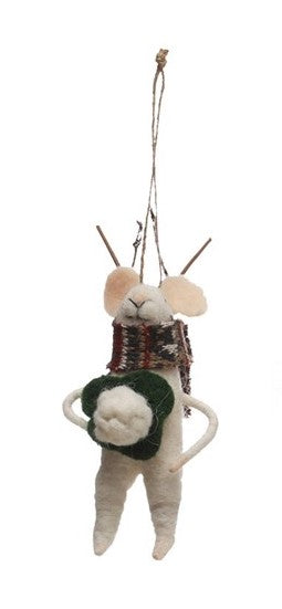 Felt Mouse Ornament